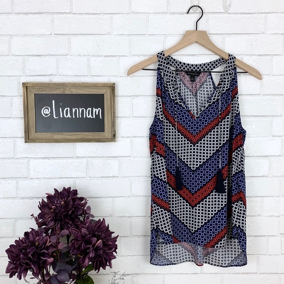 Banana Republic Factory Tops - LAST CHANCE - Banana Republic Factory Printed Tassel Tank Top